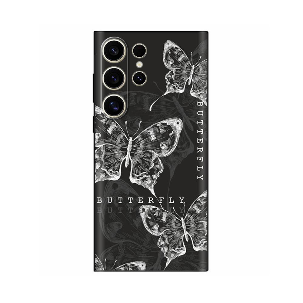 Pouzdro Pro Samsung S25 Ultra Umělecký Styl Plné Krytí Kryty Fundas Pro Samsung Galaxy S25 Ultra S25ultra Pouzdra Z Tekutého Silikonu