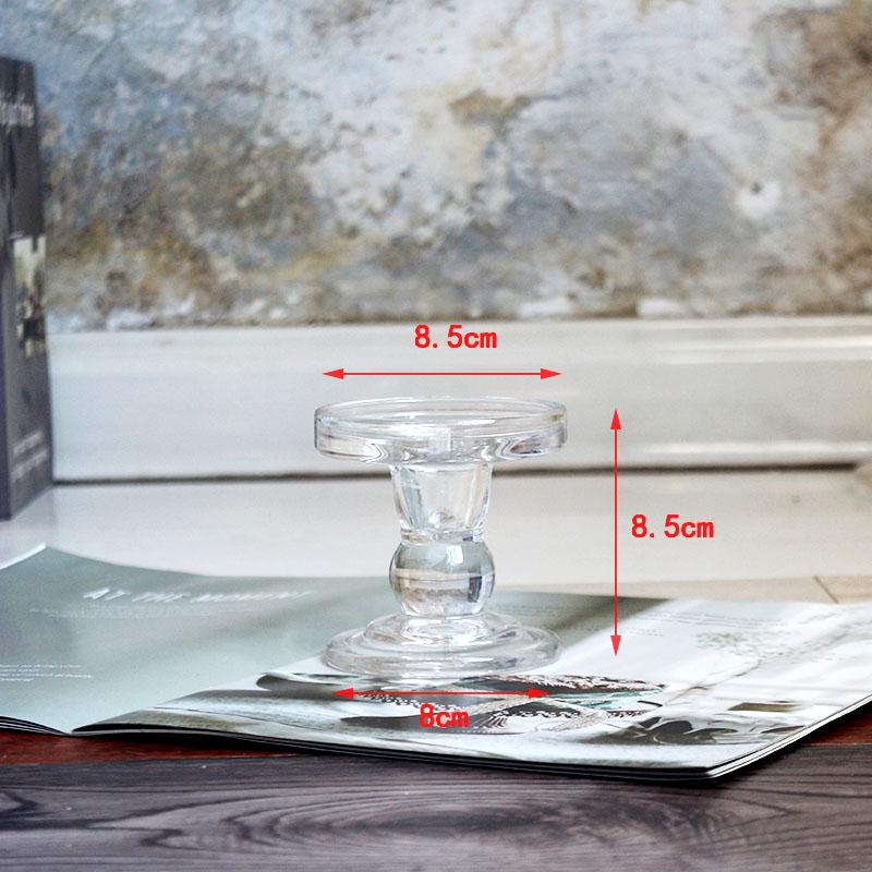 Nordic Retro Glass Candlestick - Romantic Candlelight for Weddings, Restaurants, and Parties