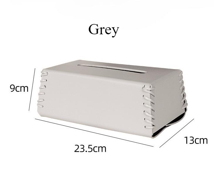 Ein Stück elegant gestaltete, handgewebte Taschentücherbox, ideal für den Einsatz in Essbereichen zu Hause, Wohnzimmern, Autoinnenräumen