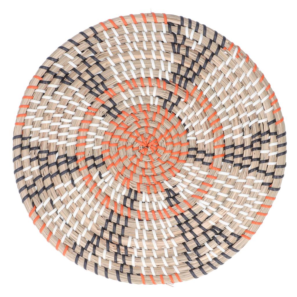 Isolieruntersetzer Nordische Strohgeflecht-Platzsets Hitzebeständige Untersetzer Homestay Wanddekorationen