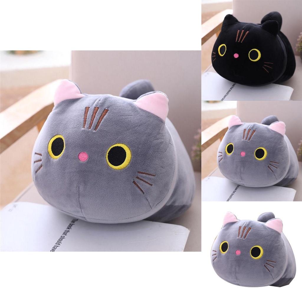 Charming Plush Toy Cat Soft Cushion For Kids Gifts And Cozy Home Accent