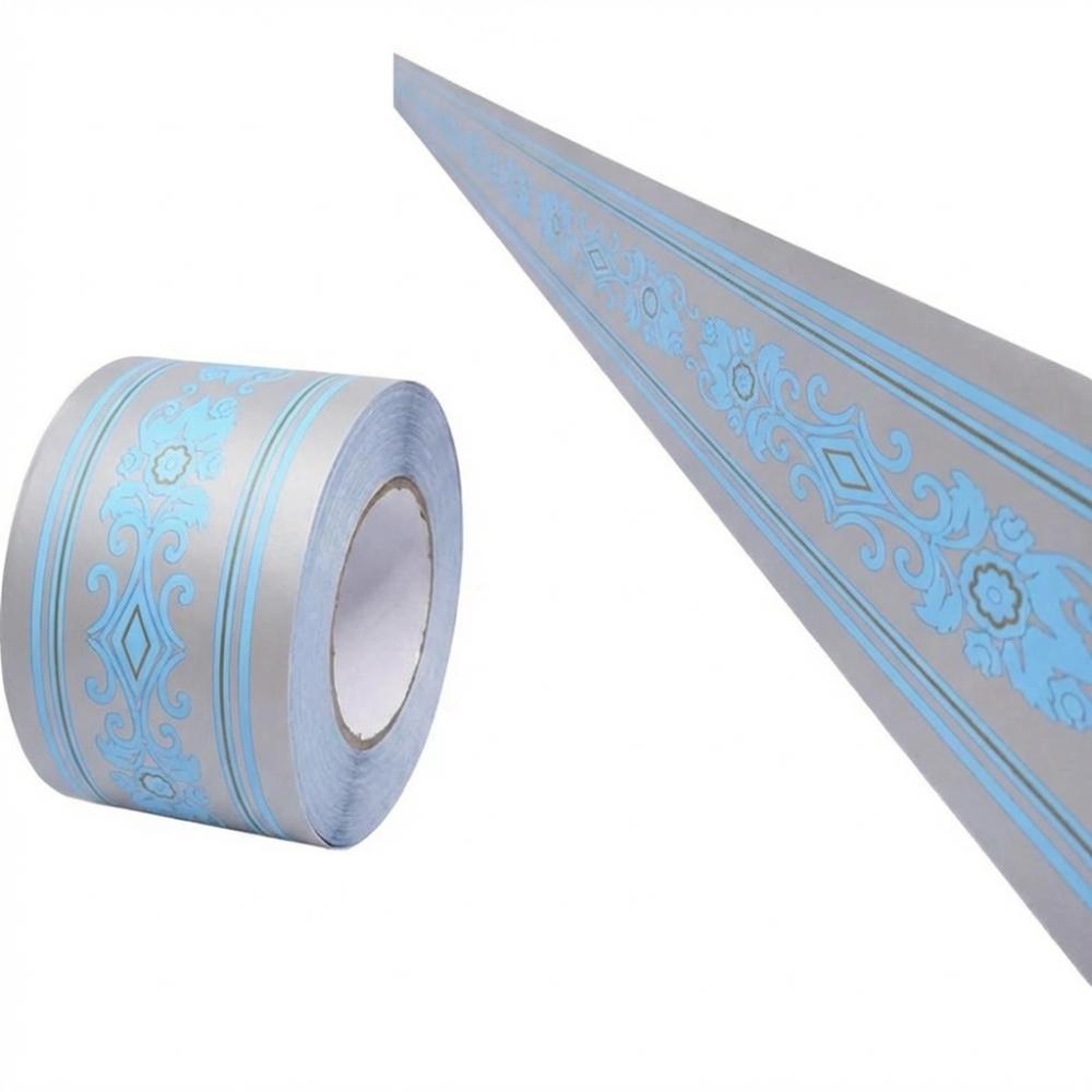Fashion 5 Meter Wall Base Self Adhesive Thickened Wall Sticker Soft Anti-collision Skirting Line Bedroom