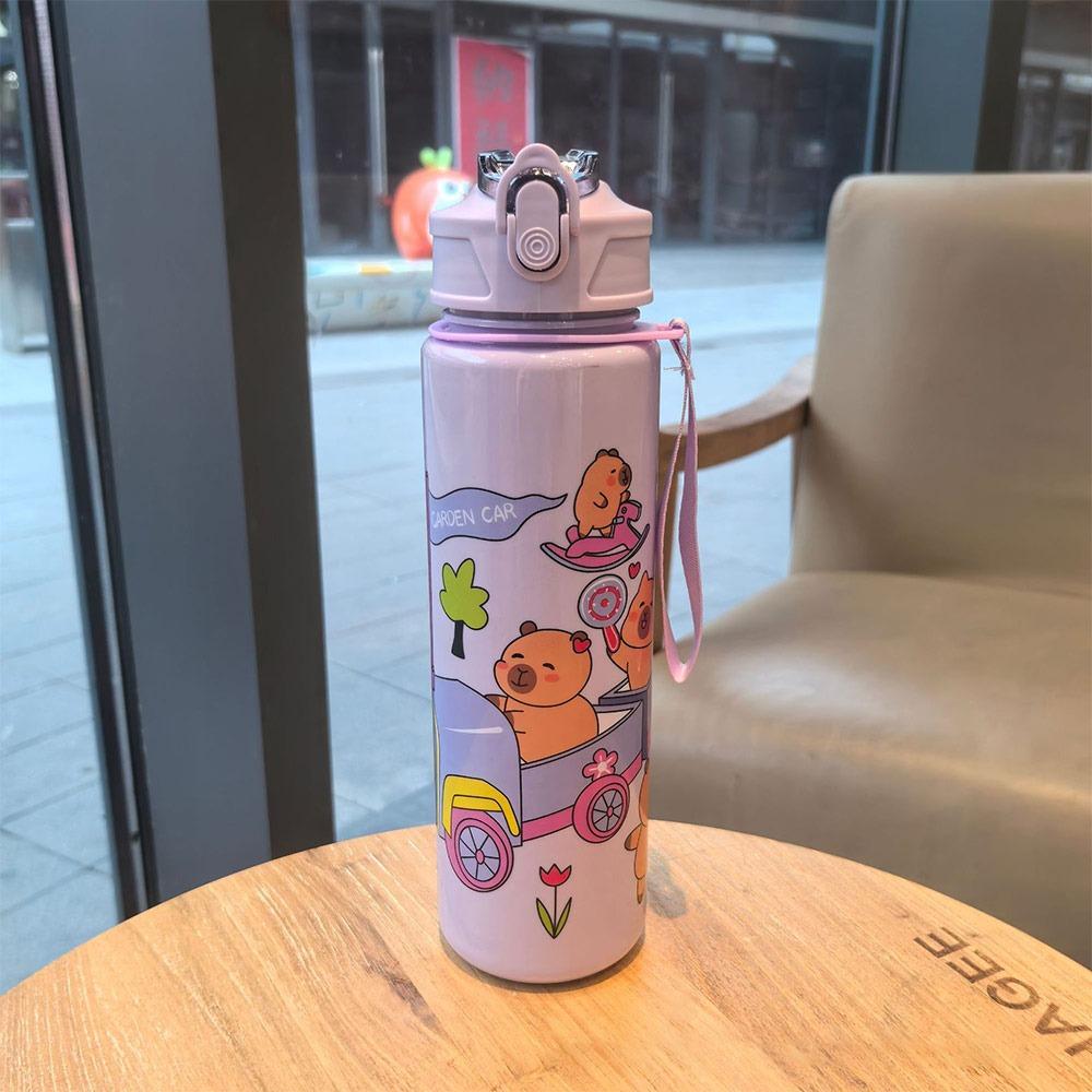 

800M Water Bottle Plastic Water Sippy Cup Creative Water Cup Outdoor Travel