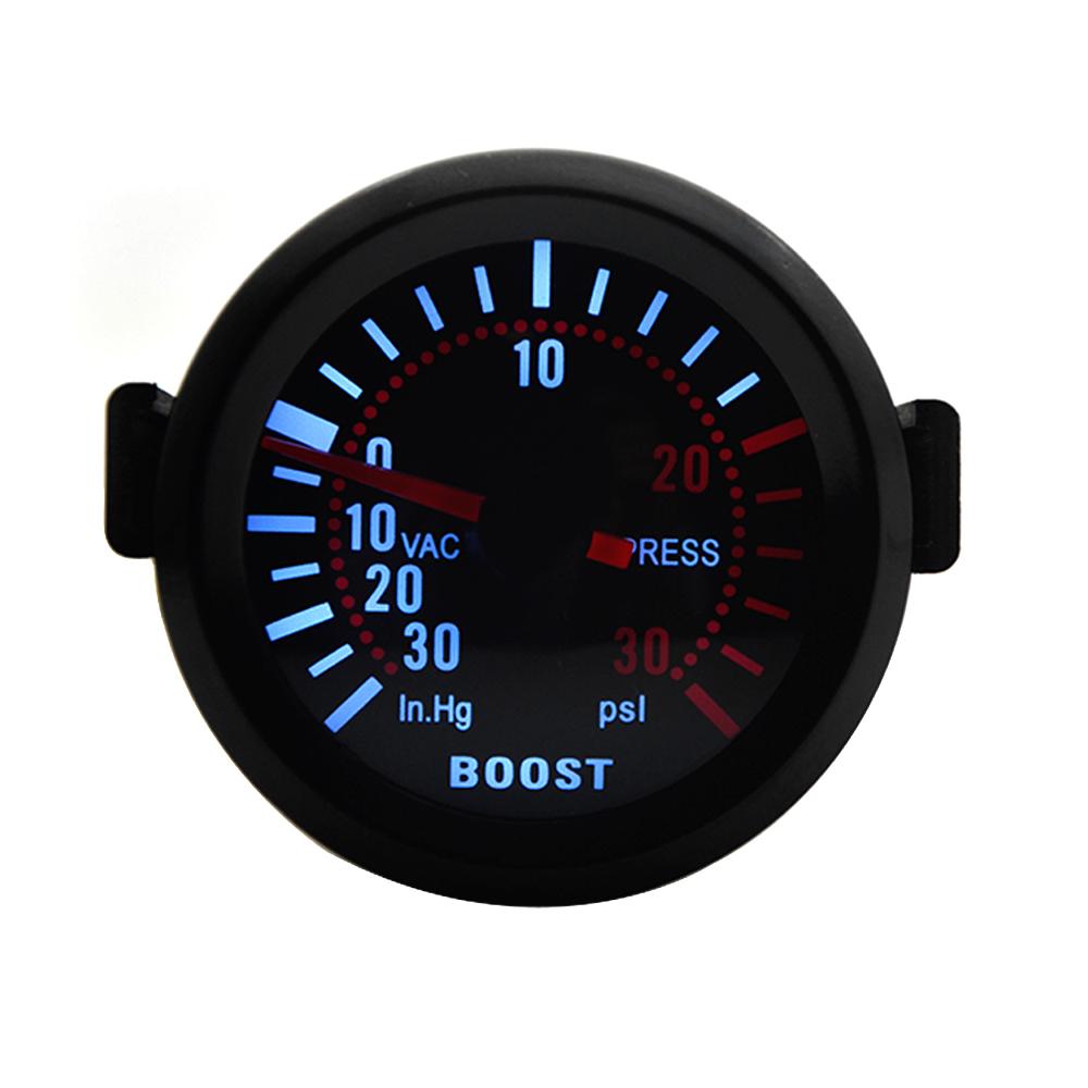 2' 52mm Smoke Lens with Sensor Boost Gauge Bar Psi/Vacuum/Water Temp/Oil Temp/Oil Pressure/Voltmeter/Tachometer RPM Coolant Temperature 4
