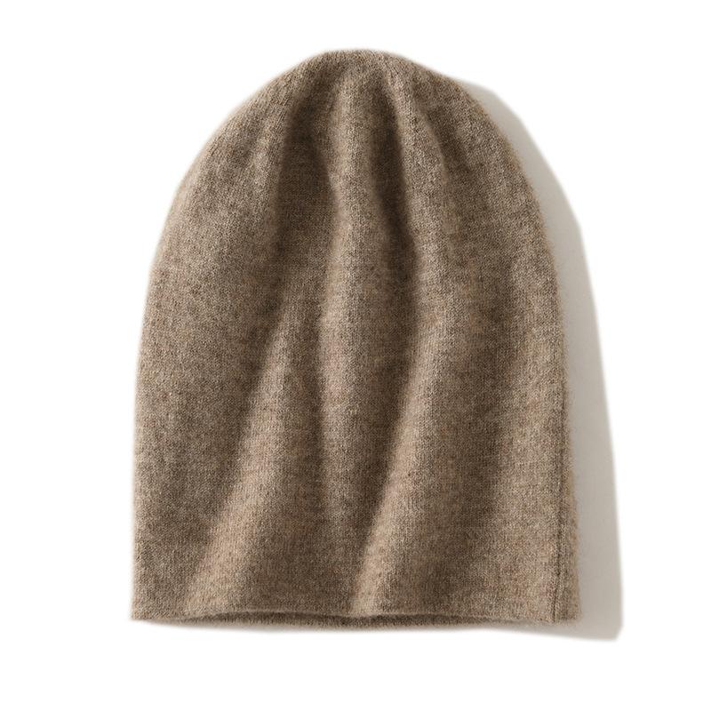 Cashmere Hat Autumn and Winter New Style Unisex Casual Ear Protection Pile Hat Fashionable Knitted Color Matching Hat