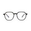 Glasses 75232 Square Rivet Thin Frame Retro Gradual Change Frame Flat Mirror