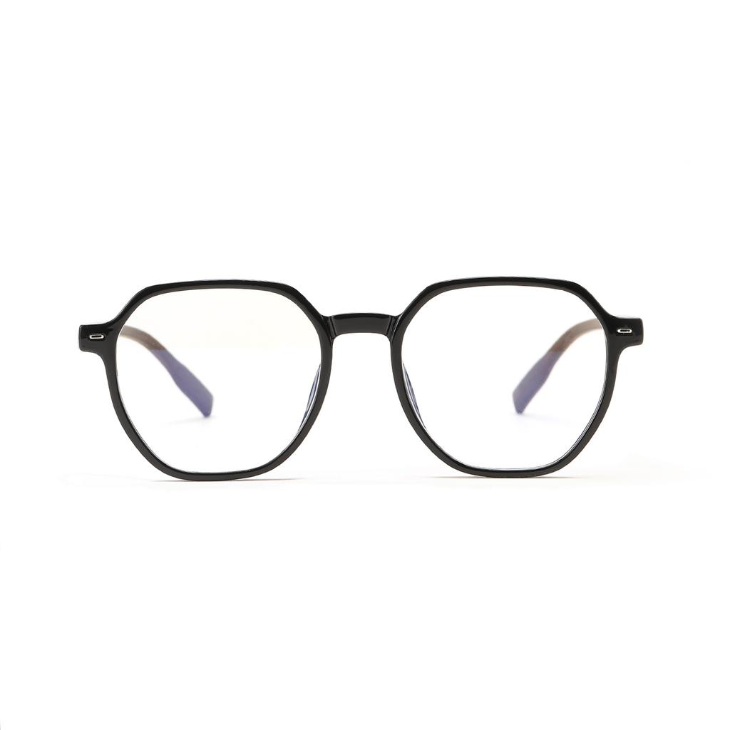Glasses 75232 Square Rivet Thin Frame Retro Gradual Change Frame Flat Mirror