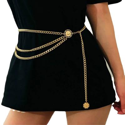 Šperky Retro Sexy Hipster Ženská Telová Reťaz Osobné Minimalistické Joga Hliníková Reťaz Vyrezávaná Pásová Reťaz
