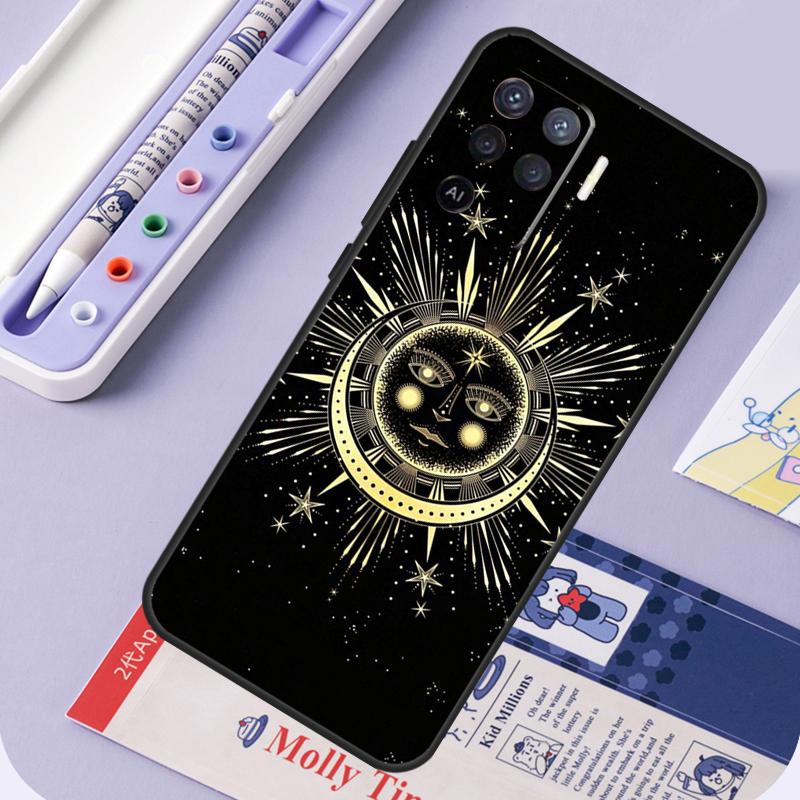 Sun Flowers Cat Snake Moon For Oppo A96 A76 A16 A94 A74 A54 A15 A18 A38 A58 A78 A98 A40 A60 A80 A57 A17 A77 A5 Pro Case