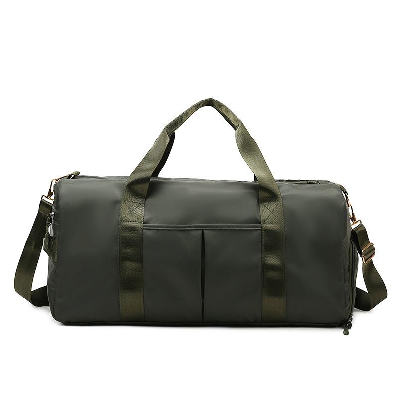 Large Travel Duffel with Wet Dry Separation Waterproof Gym Bag for Swimming Yoga Sports Organized Carryall Essential