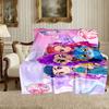[1pc Kpop Demon Hunters Blanket] All-Season Blanket - Cozy Blanket for Sofa Couch Home Decoration, Digital Printed Nap Blanket