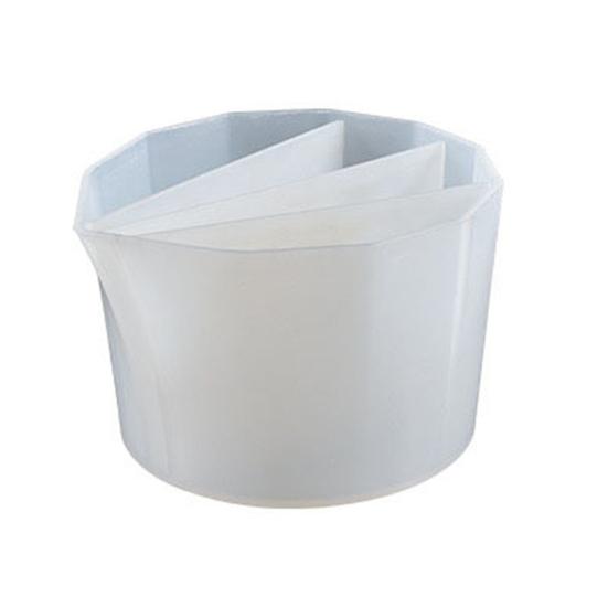 Wielokanałowy kubek dzielony do malowania metodą wylewania Wielokrotnego użytku kubek do mieszania żywicy Silikonowy kubek dzielony do fluid artu do farb akrylowych Żywicy epoksydowej Akcesoria do rysowania