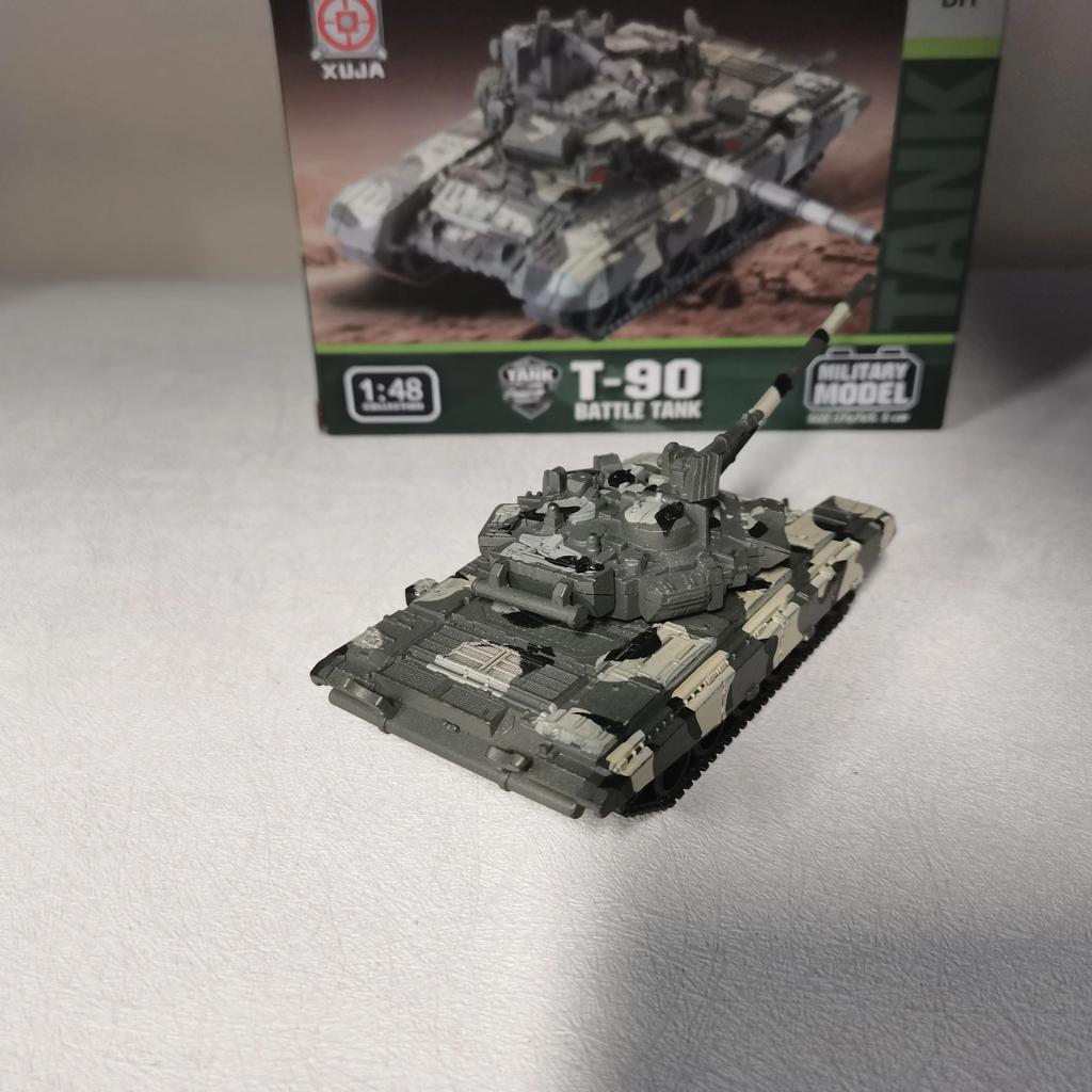 T-90 1:48 Scale Tanks Model 3D DIY Puzzle Modern Military Fighter ABS Plastic Assembly Tanks Building Blocks Home Decoration
