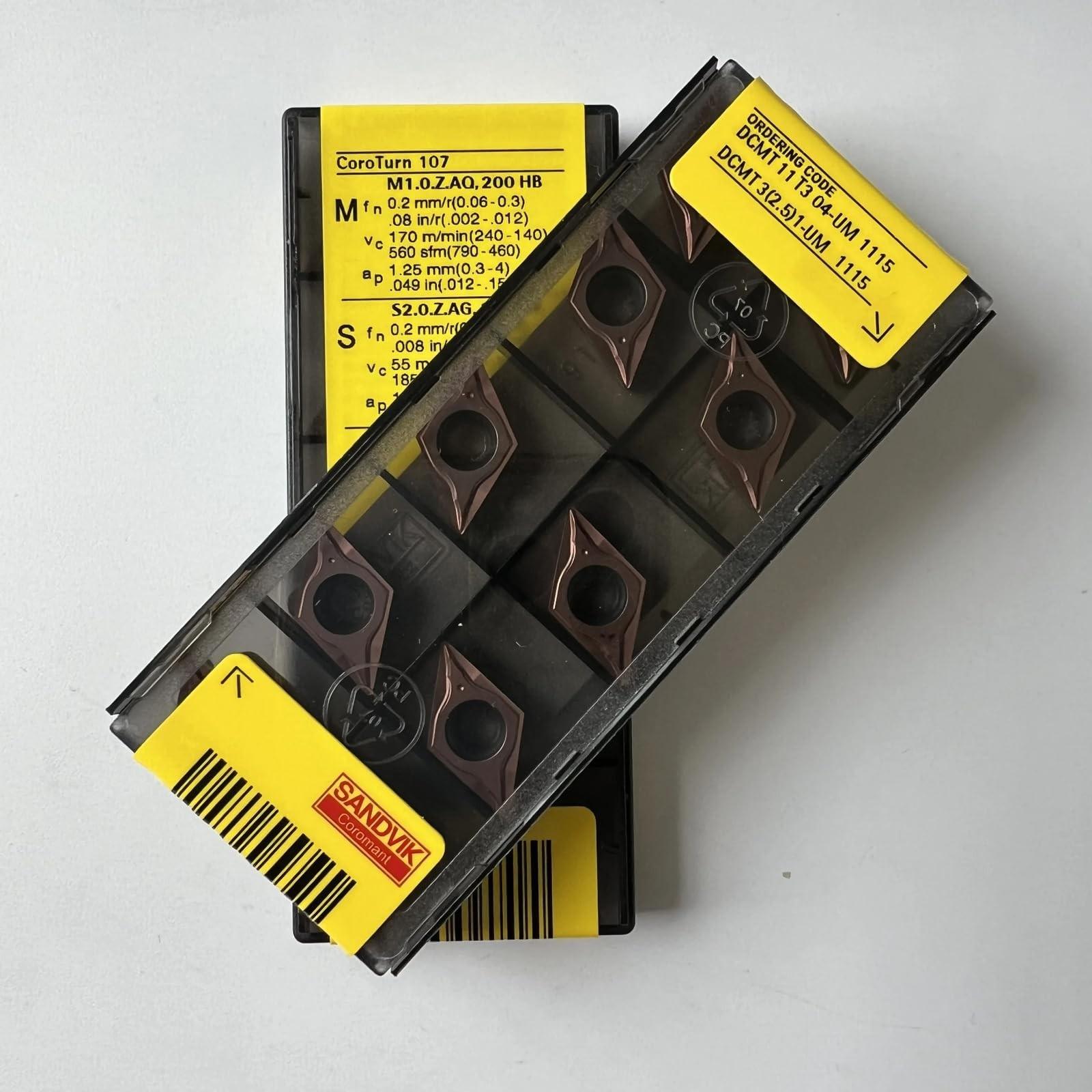 

Original Sandvik / DCMT11T304-UM 1115 /CNC CARBIDE tool blade 10 Pcs