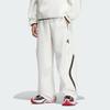 Adidas SS25 Sports Lifestyle Series Brand Logo Comfortable Soft Mid-Rise Knitted Sports Pants Men Pants Bright-White JZ8704