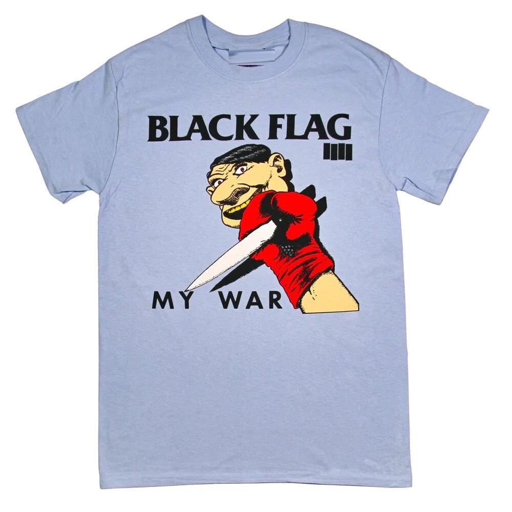 Black Flag My War Album TShirt Sst Records Band Tee Ly Licensed M