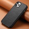 DENIOR Magnetic Case for iPhone 11 Pro Max,PU Leather Coated PC+TPU Phone Cover