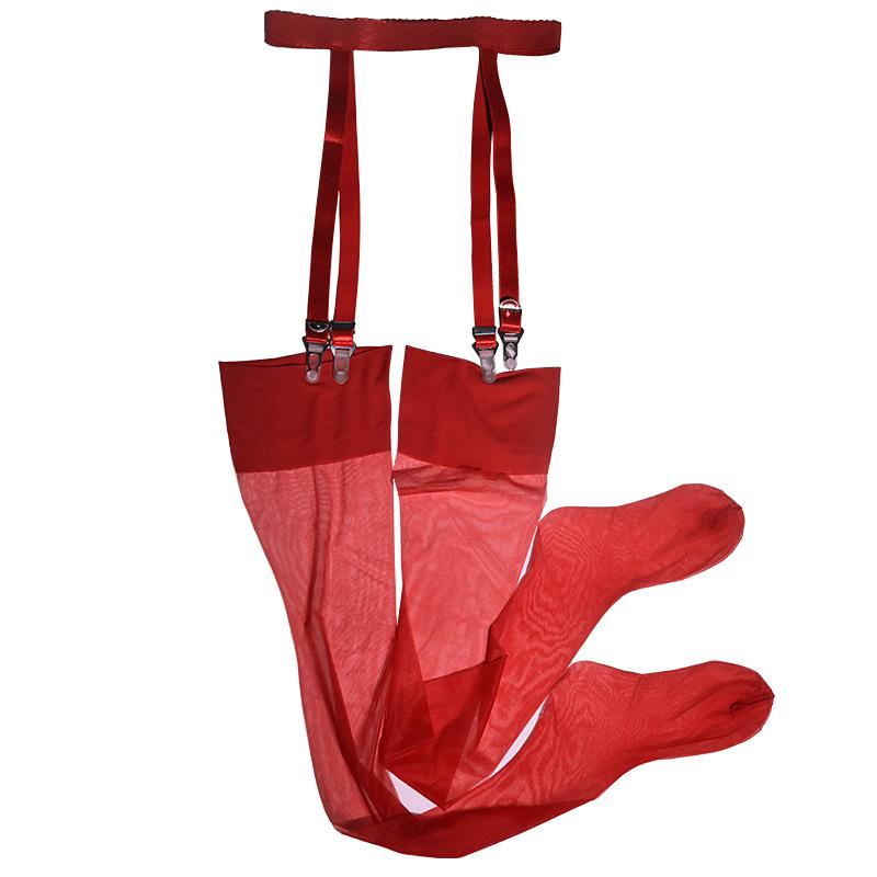 Little Matchmaker Ribbon Garter Adjustable Size Belt Stockings Long Tube Socks Accessories Suspender Sock Buckle Metal Clip Buck