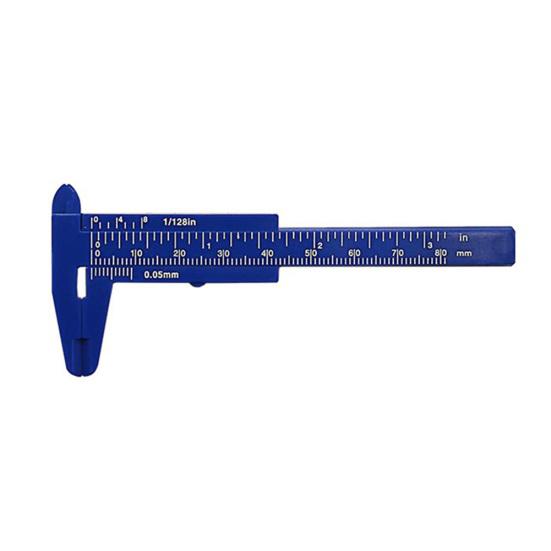 80mm Double Scale Eyebrow Shaping Vernier Caliber Student Measurement Ruler