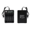 18650 Li-ion Battery Charger 2 3 4 Slots 110V 220V USB A Port For 18650 18700 Charging 3.7V Rechargeable Lithium Battery Charger