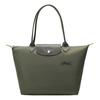 Le Pliage Green 28 Langer Griff Umweltfreundliche Leinwand Knödel Schultertasche Medium Damen Taschen Waldgrün 2605919479