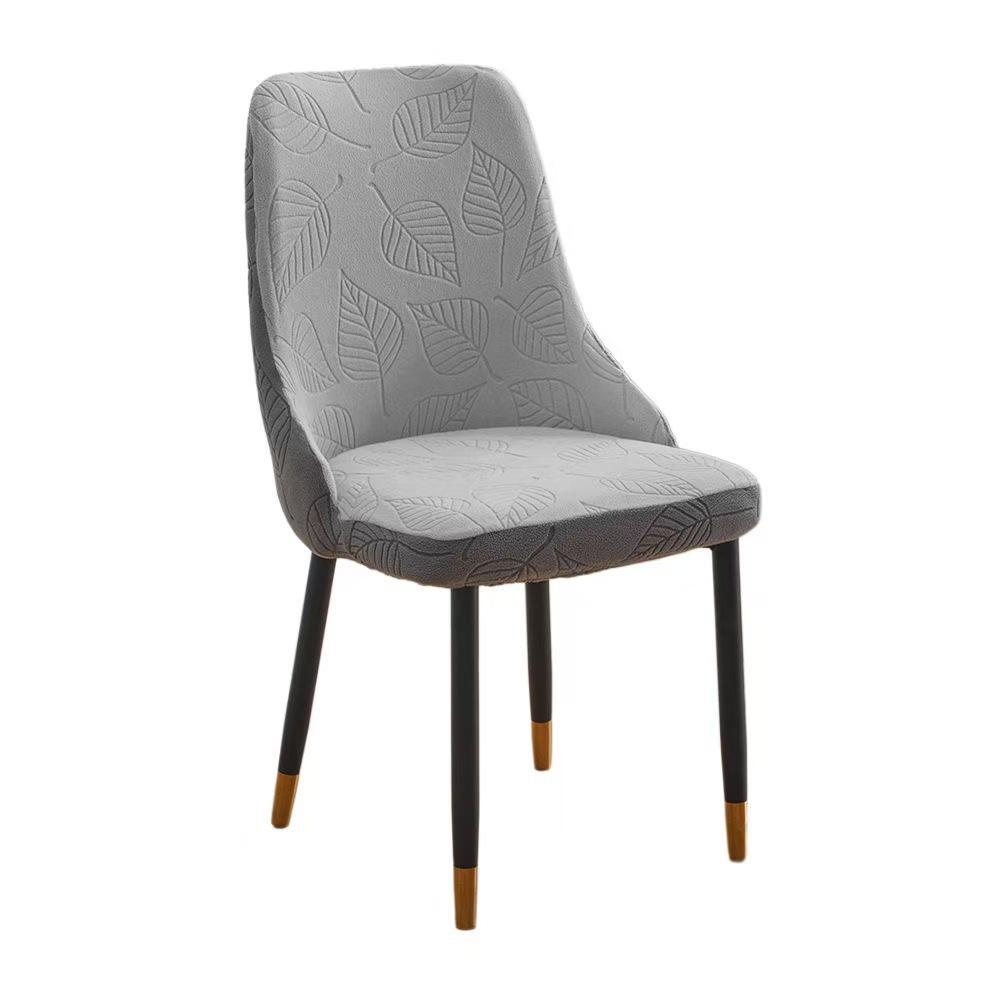Curved Chair Cover with Armrests New Elastic All-inclusive Dining Chair Cover Premium Integrated Stool Cover Four Seasons Universal