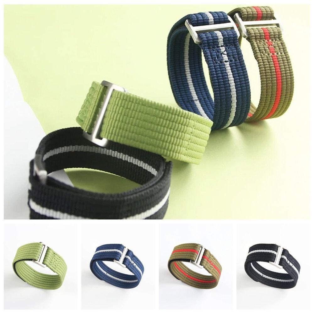 22mm Washable Bracelet Nylon Premium Watchband Comfortable Loop Strap for Tudor Bay Sport