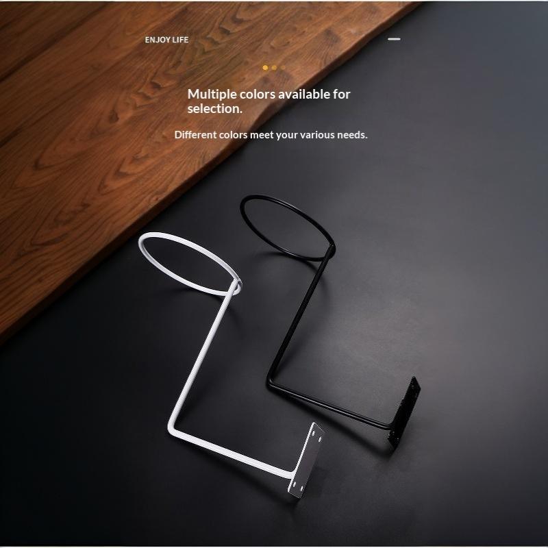 Iron Wall Mounted Display Rack Sturdy Frame Easy Setup Perfect For Retail Home Garage Ball Storage