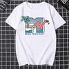 Herreklær Retro T-skjorte Vintage Rock Hip Hop TV T-skjorte Sommer Unisex Casual T-skjorte MTV Music Television Grafiske T-skjorter Tees