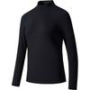 Champion All-Weather Series Comfortable Casual Simple Solid Slim Moisture-Wicking Long Sleeve T-Shirt Women Tops Basic-Black 162520401-3
