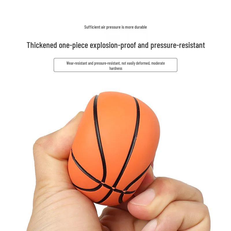 Mini Ballon de Basket-ball en Caoutchouc Haute Élasticité 6 cm pour Enfants - Jouet Anti-Stress