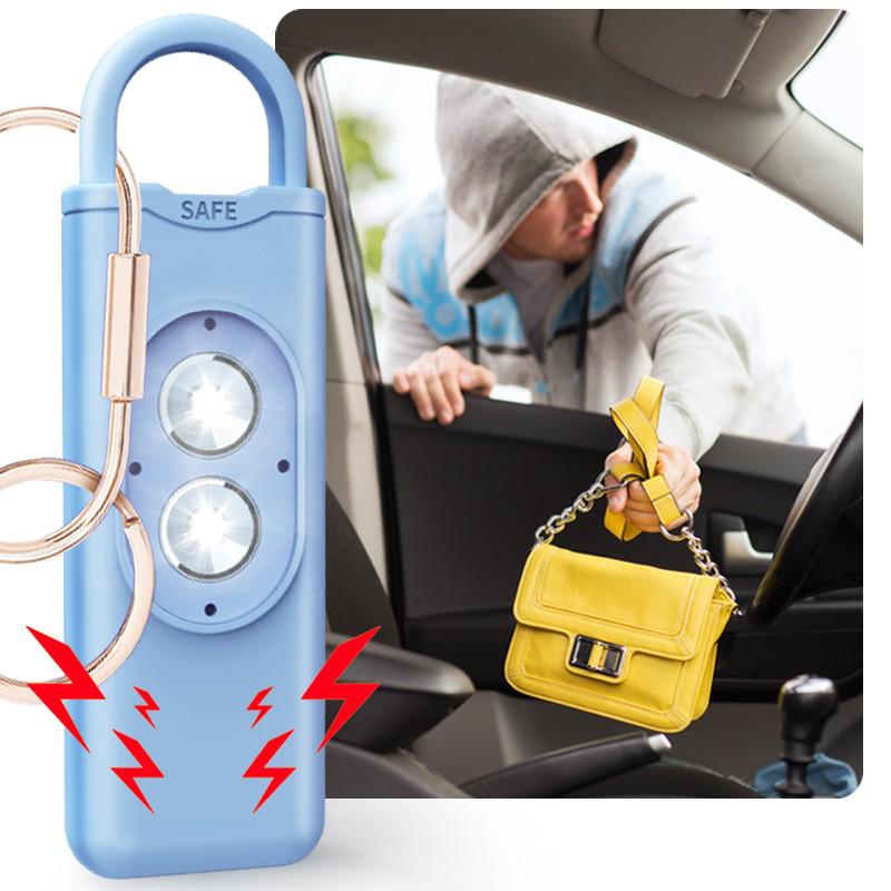 Women's Self-Defense Alarm: Loud Anti-Wolf Device with Strobe Lights for Personal Safety