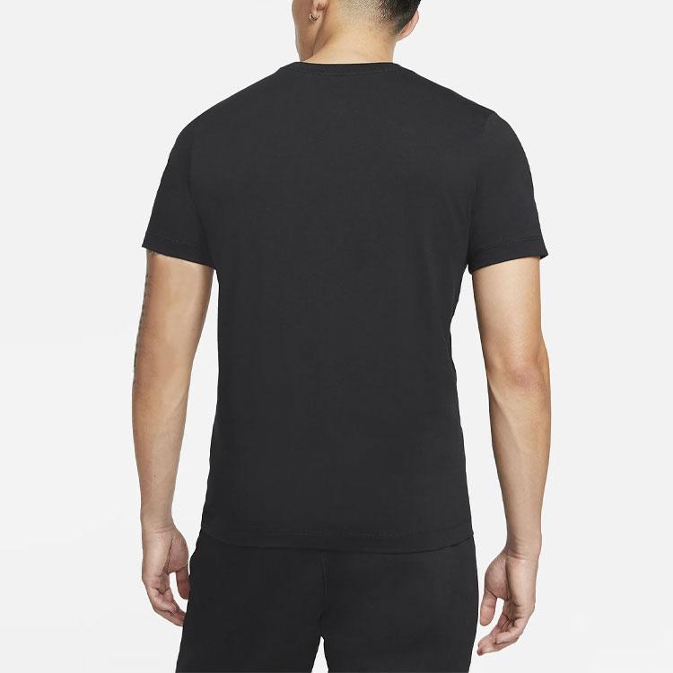 Jordan Paris Saint-Germain Casual Sports Crew Neck Short Sleeve T-Shirt Men Tops Black CZ0802-010