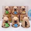 Creative Capybara 3D Cartoon Shape Pencil Sharpener Cute Cartoon Kid Silicone School Stationery Children'S Day Gift