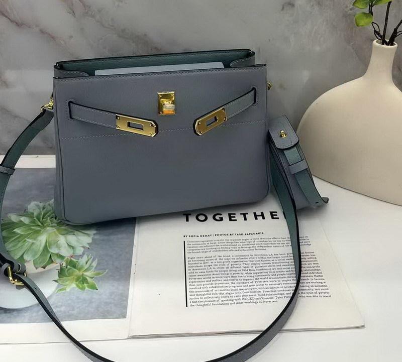 2025 New Genuine Leather Women's Bag Head Layer Leather Bucket Bag Tote Bag Single Shoulder Underarm Small Bag Cross Border
