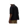 Jordan Solid Color Button Short Sleeve Loose Polo Shirt Men tops Black IB1041-010