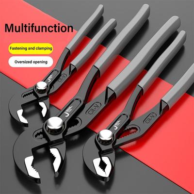 Heavy Duty Water Pump Pliers Adjustable Water Pipe Pliers Universal Spanner  For Plumber