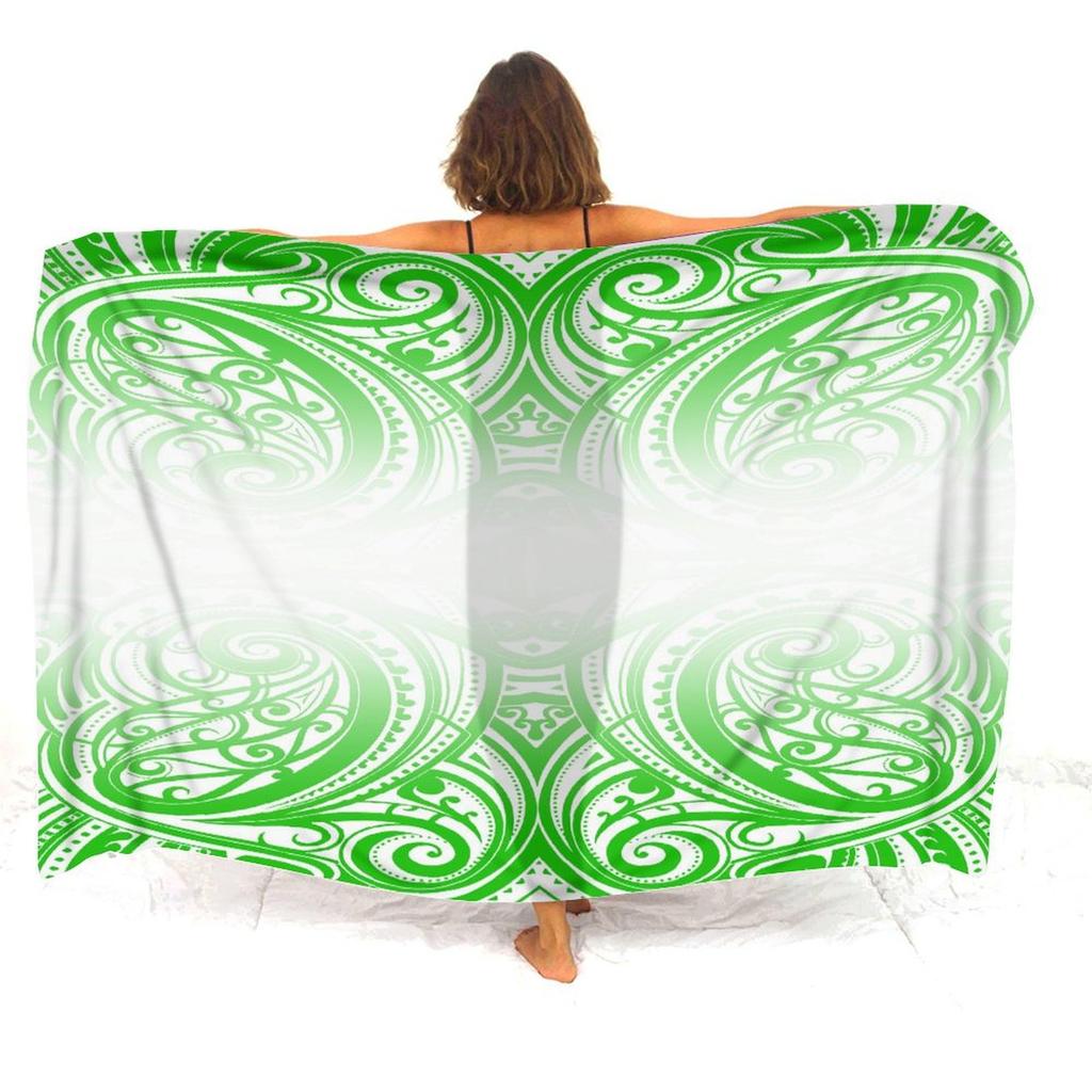 Resort Seaside Tourism Tribal Ethnic Style Women'S Sarong Polynesian Print Custom Seaside Beach Dress