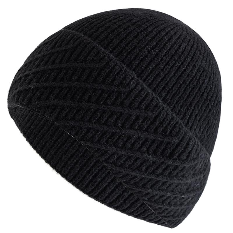New Unisex Winter Hats Fashion Simple Beanie Hat Streetwear Knitted Hats Men Women Ski Beanie Cap