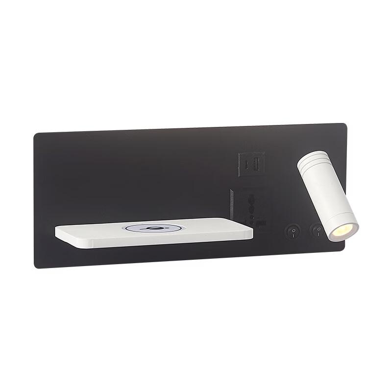 OEING Bedside Wall Lamp with USB and Wireless Charging