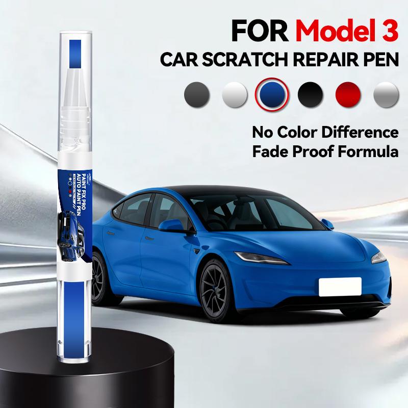 Specialized Automobiles For Tesla Model 3 Car Scratch Paint Pen Deep Scratch Repair Removal White Black Red Silver Blue Grey Scr