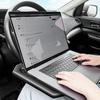 Universal Portable Car Table Steering Wheel Eat Work T Drink Coffee Goods Holder Tray Laptop Computer Desk Stand Seat