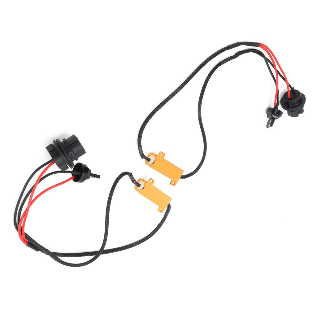 2 st 7440 LED Belastningsmotstånd Avkodare 50W 6 Ohm för Strålkastare Dimljus DRL