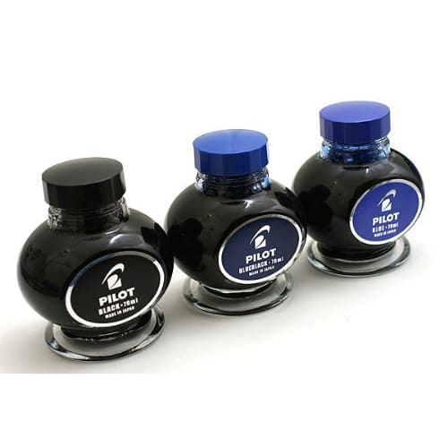 Pilot fountain pen ink INK-70-B 70ml black