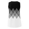 Women Summer Sleeveless Casual Printed V Neck T Shirt Tops Blouse