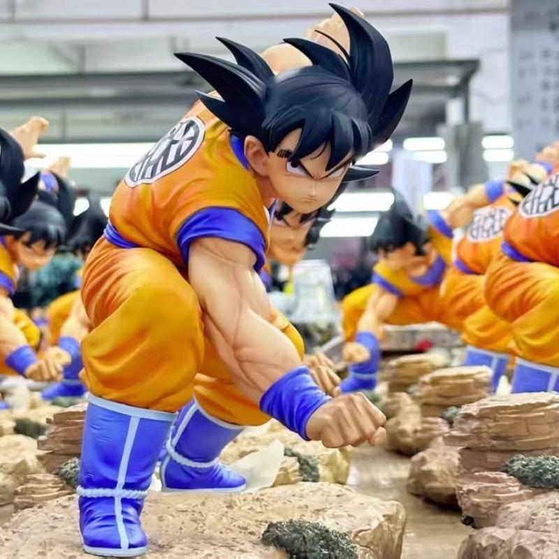 Seven Dragon Balls Cartoon Peripheral Chassis Desktop Ornaments Start With Goku Handmade Statue Anime Figure Chaoplay Model Gift