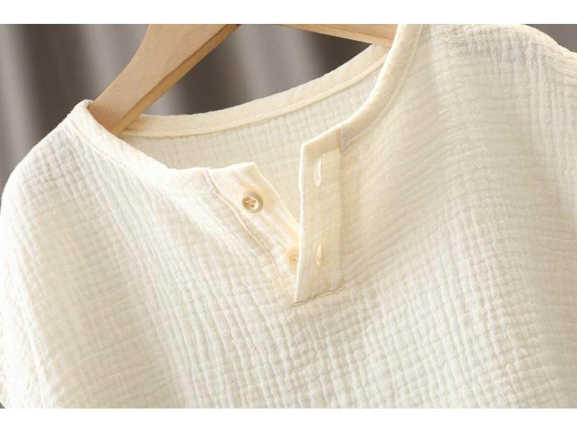 Summer Baby Cotton Gauze Short-Sleeve Two-Piece Set: Lightweight and Breathable for Boys and Girls