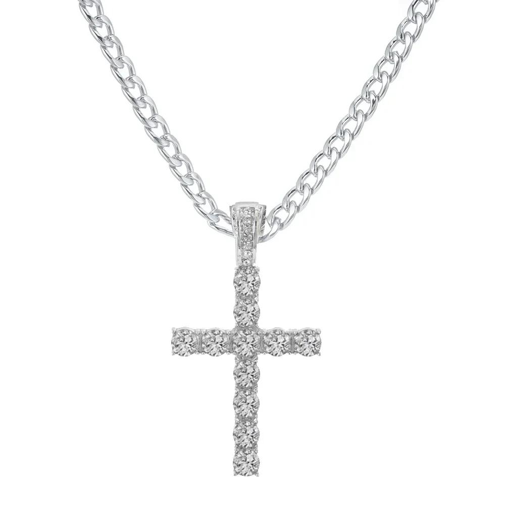 16mm Hip Hop Miami Cuban Link Chain Set Necklace +Bracelet Creative Iced Out Shiny Trendy Stylish Jewelry For Women Men set