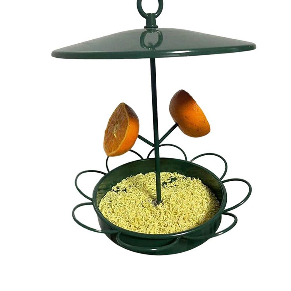Waterproof Metal Wild Bird Feeder Detachable Bird Bathtub Bird Bowl Hanging Bird Feeders  Farm