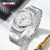 SKMEI 9382 Elegant Men's Quartz Watch Date Display Stainless Steel Strap Minimalist Business Watch for Man Reloj Hombre